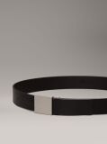 Black Leather Belt  Men