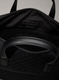 Black Logo Laptop Bag  Men