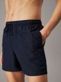 Blue Medium Drawstring Swim Shorts - Logo Embroidery  Men