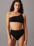Black One Shoulder Bikini Top - CK Wire  Women
