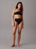 Black One Shoulder Bikini Top - CK Wire  Women