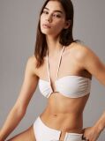 White Bandeau Bikini Top - CK Wire  Women