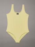 Yellow Girls Swimsuit - CK Monogram  Girls