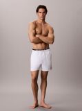 White Double Waistband Swim Shorts - Intense Power  Men