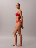 Red Low Rise Thong - Icon Logo Lace  Women
