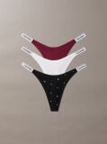Multi 3 Pack Dipped Thongs - Icon Logo  Women