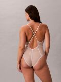 Μπεζ Κορμάκι Shapewear Μεσαίου Μήκους - Minimalist Mesh  Γυναίκα