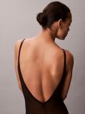 Μαύρο Κορμάκι Shapewear Μεσαίου Μήκους - Minimalist Mesh  Γυναίκα
