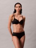 Black Lightly Lined Full Coverage Bra - Perfectly Fit Lace  Women