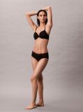 Black Lightly Lined Full Coverage Bra - Perfectly Fit Lace  Women