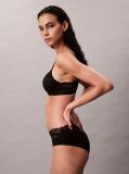 Black Lightly Lined Full Coverage Bra - Perfectly Fit Lace  Women