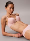 Pink Push Up Plunge Bra - Perfectly Fit Lace  Women