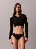 Black Bralette - Icon Cotton Modal Metallic  Women