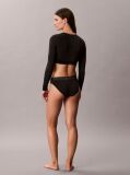 Black Bralette - Icon Cotton Modal Metallic  Women