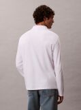 White Long Sleeve Polo Shirt  Men