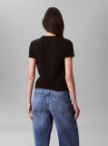 Black Short Sleeve Supima Crewneck T-Shirt  Women