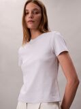 White Short Sleeve Supima Crewneck T-Shirt  Women
