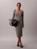 Grey Half Milano Mini Dress  Women