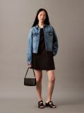 Black Sleeveless Cotton Poplin Mini Dress  Women