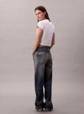 White Slim Cropped Monogram T-shirt  Women