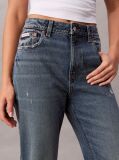 Denim High Rise Straight Jeans  Women