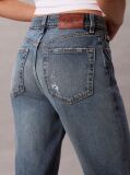 Denim High Rise Straight Jeans  Women
