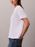 White Script Logo Graphic Classic T-Shirt  Women