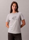 Grey Shine Monologo Graphic Classic T-Shirt  Women