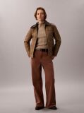 Brown Faux Shearling Aviator Jacket  Women