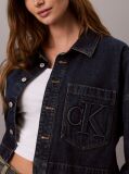Denim Κοντό Denim Πουκάμισο Cropped  Γυναίκα
