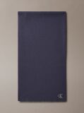 Blue Signature Logo Scarf  Men