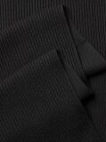 Black Wool Blend Scarf and Beanie Gift Set  Women