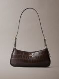 Brown Monogram Crocodile Shoulder Bag  Women