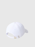 White Twill Logo Cap  Women
