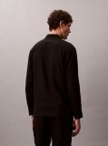 Black Linen Blend Shirt  Men