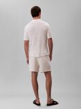 White Waffle Shorts  Men