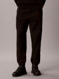 Black Cotton Terry Monogram Joggers  Men