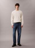 White Cotton Jumper  Men
