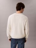 White Cotton Jumper  Men