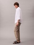 Khaki Skinny Ripstop Cargo Pants  Men