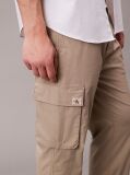 Khaki Skinny Ripstop Cargo Pants  Men