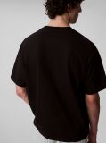 Black Script Logo Graphic Relaxed T-Shirt  Men