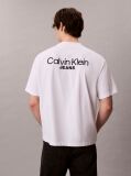 White Back Logo T-shirt  Men