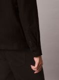 Black Flannel Shirt Jacket  Men