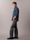 Blue Solid Classic Oxford Button-Down Shirt  Men