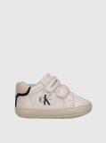 Λευκό Βρεφικά Sneakers Με Velcro Και Χαμηλό Κόψιμο  Αγόρι