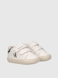 Λευκό Βρεφικά Sneakers Με Velcro Και Χαμηλό Κόψιμο  Αγόρι