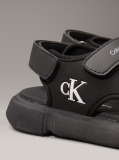 Black Velcro Sandal  Boys