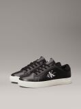 Μαύρο Δερμάτινα Sneakers  Άνδρας