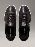Μαύρο Δερμάτινα Sneakers  Άνδρας